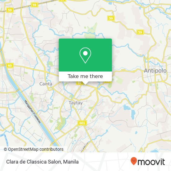 Clara de Classica Salon map