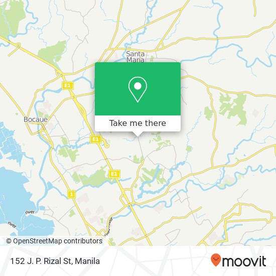 152 J. P. Rizal St map