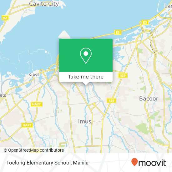 Toclong Elementary School map