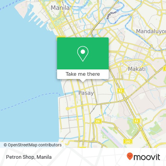 Petron Shop map