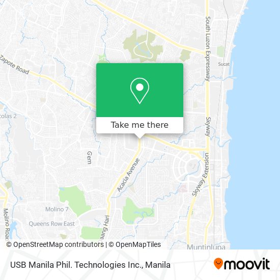 USB Manila Phil. Technologies Inc. map