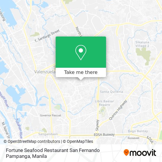 Fortune Seafood Restaurant San Fernando Pampanga map