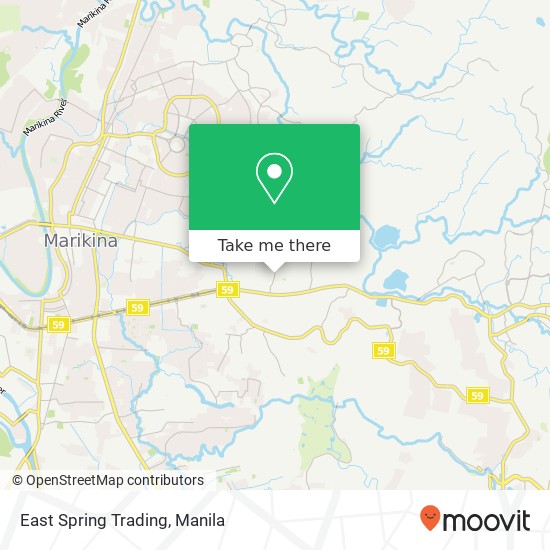 East Spring Trading map