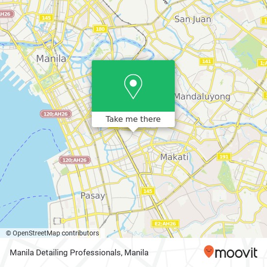 Manila Detailing Professionals map