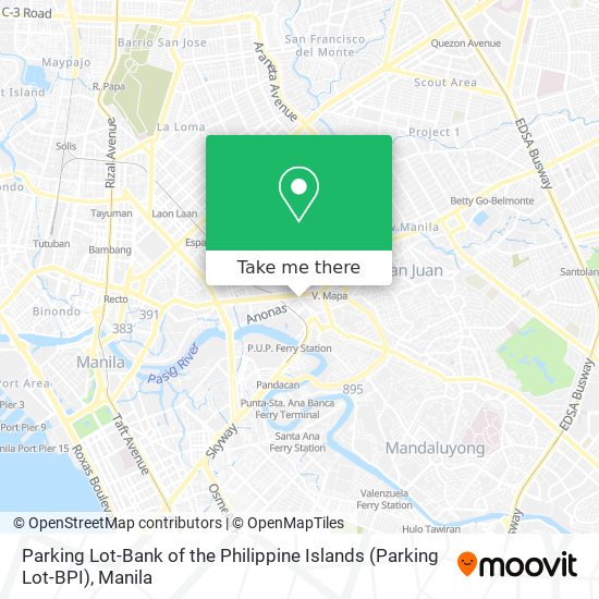 Parking Lot-Bank of the Philippine Islands (Parking Lot-BPI) map