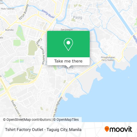 Tshirt Factory Outlet - Taguig City map