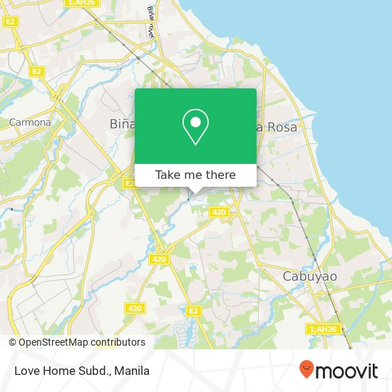Love Home Subd. map