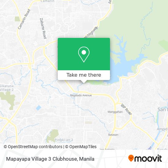 Mapayapa Village 3 Clubhouse map