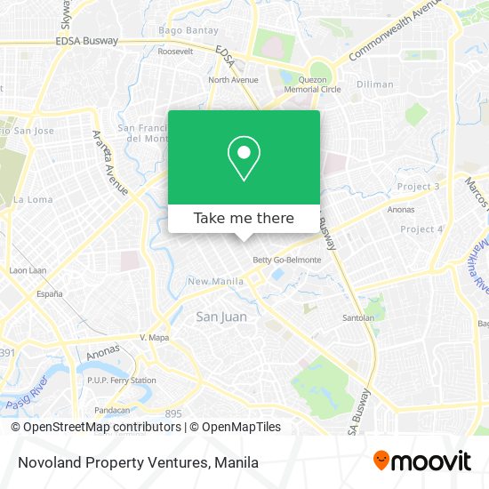 Novoland Property Ventures map