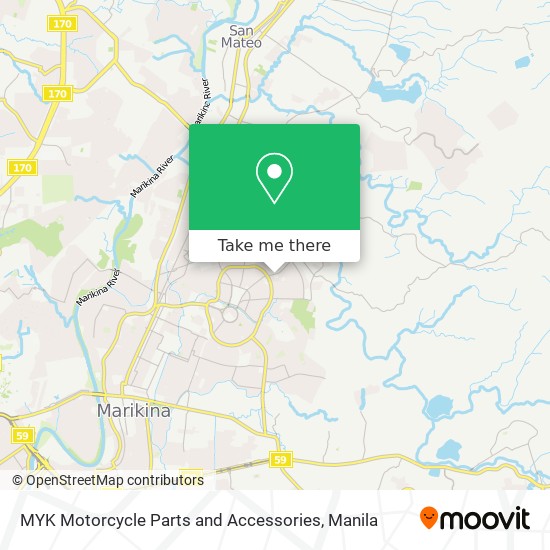 MYK Motorcycle Parts and Accessories map