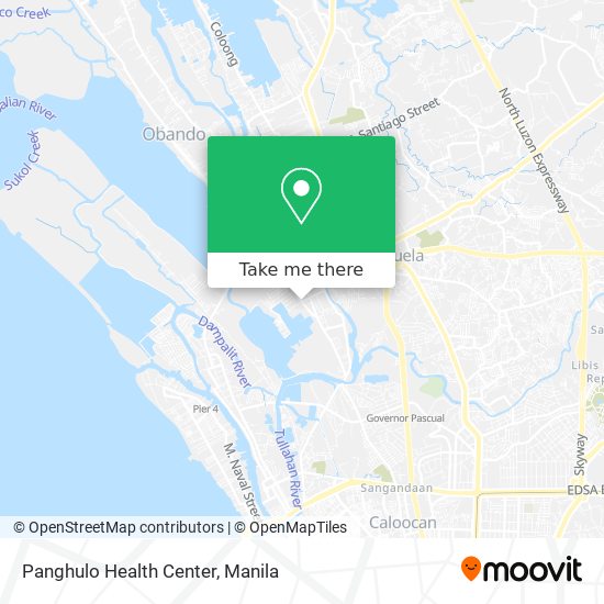 Panghulo Health Center map