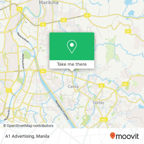 A1 Advertising map