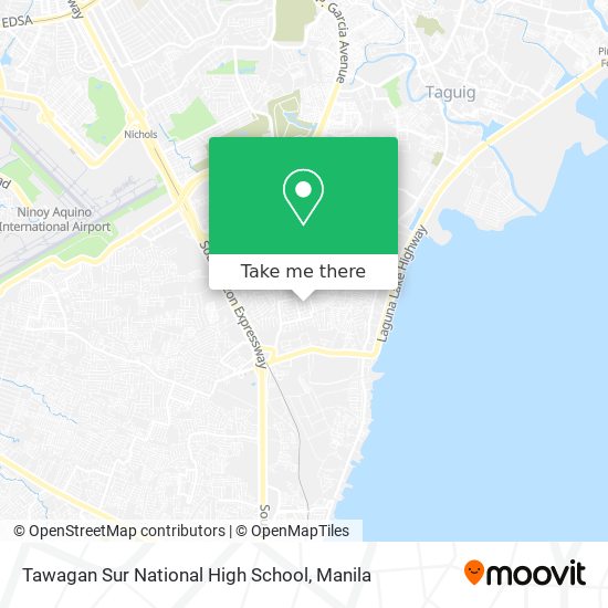 Tawagan Sur National High School map