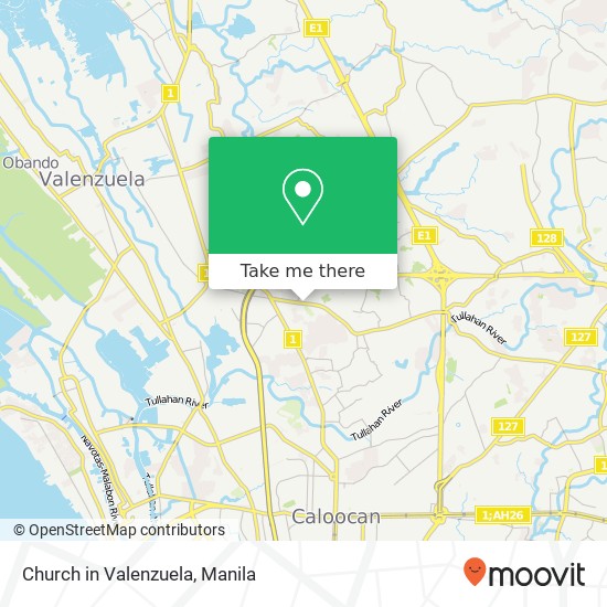 Church in Valenzuela map