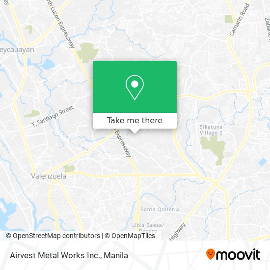 Airvest Metal Works Inc. map