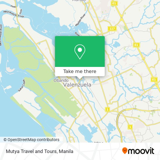 Mutya Travel and Tours map