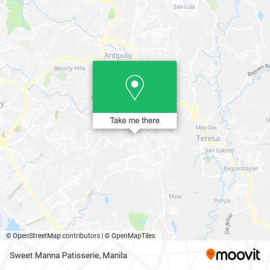 Sweet Manna Patisserie map