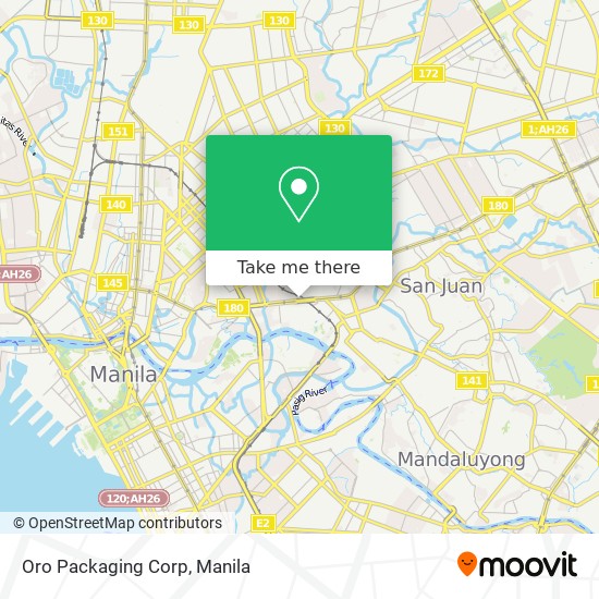 Oro Packaging Corp map