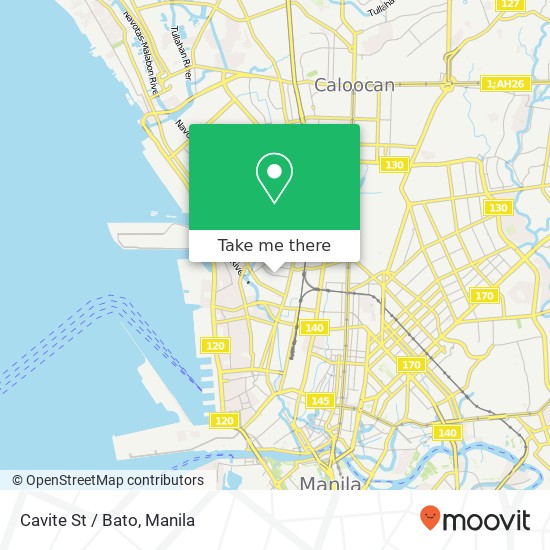 Cavite St / Bato map