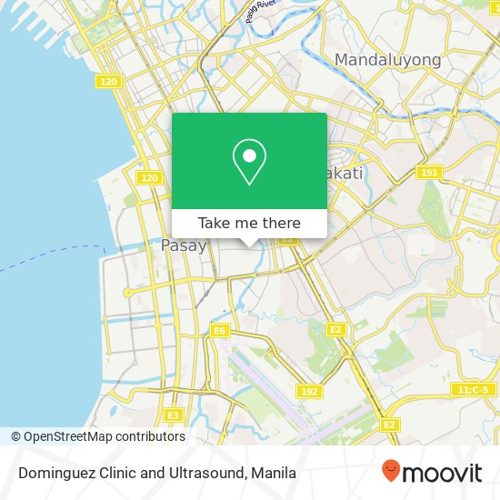 Dominguez Clinic and Ultrasound map