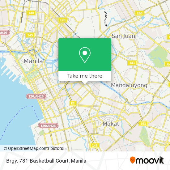 Brgy. 781 Basketball Court map