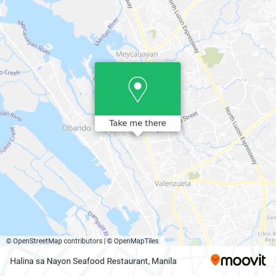 Halina sa Nayon Seafood Restaurant map