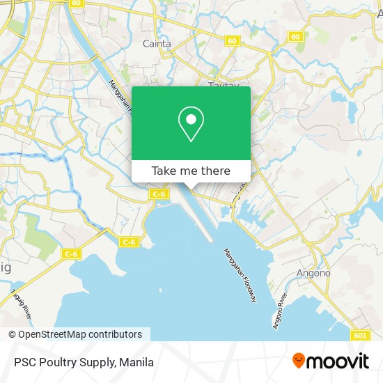 PSC Poultry Supply map