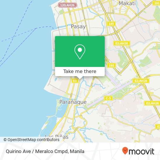 Quirino Ave / Meralco Cmpd map