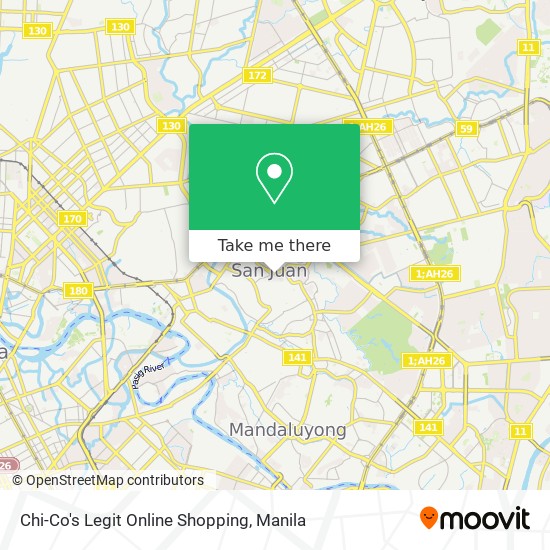 Chi-Co's Legit Online Shopping map