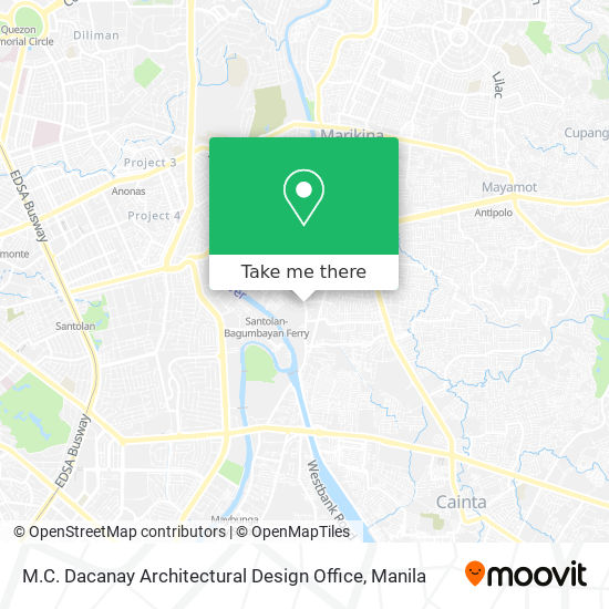 M.C. Dacanay Architectural Design Office map