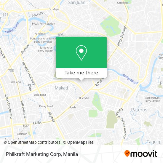 Philkraft Marketing Corp map