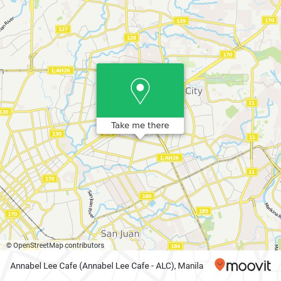 Annabel Lee Cafe map