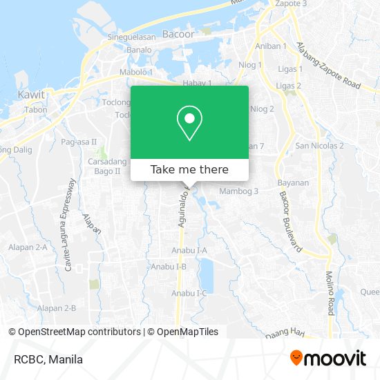 RCBC map