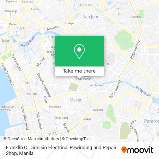Franklin C. Dionisio Electrical Rewinding and Repair Shop map