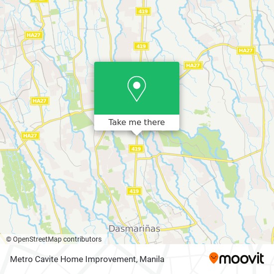 Metro Cavite Home Improvement map