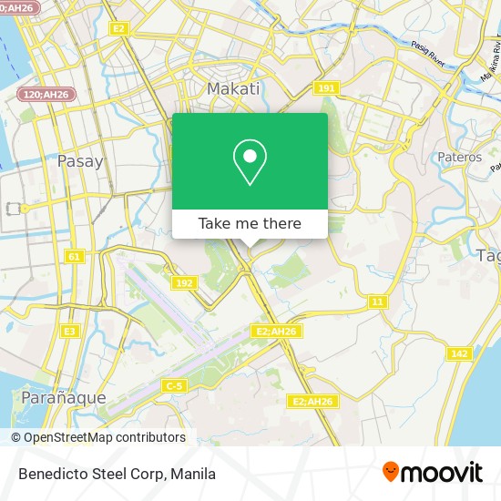 Benedicto Steel Corp map