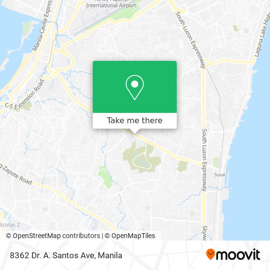8362 Dr. A. Santos Ave map