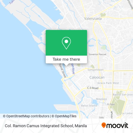 Col. Ramon Camus Integrated School map