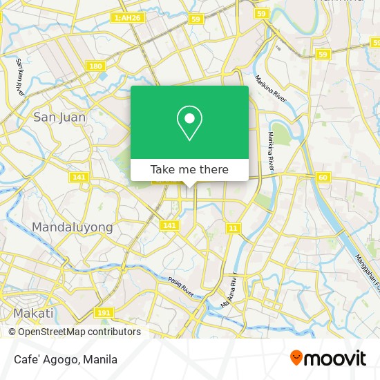 Cafe' Agogo map