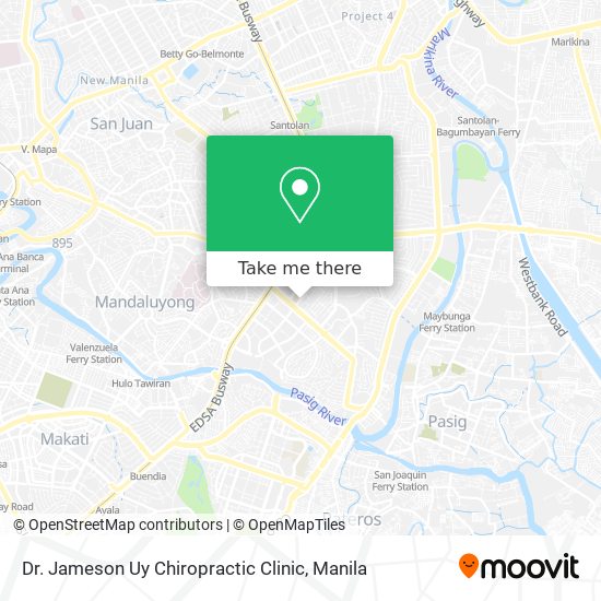 Dr. Jameson Uy Chiropractic Clinic map