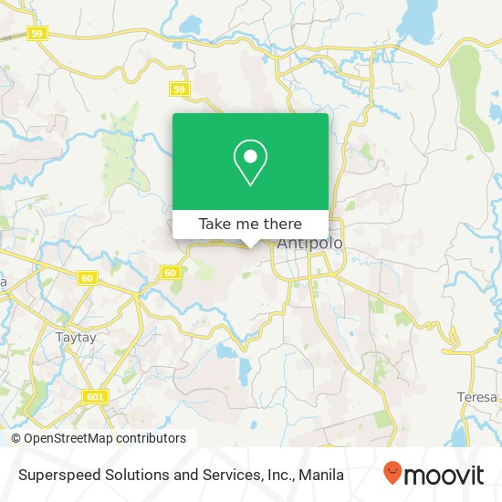 Superspeed Solutions and Services, Inc. map