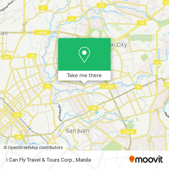 I Can Fly Travel & Tours Corp. map
