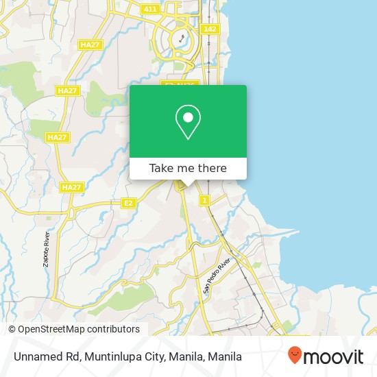 Unnamed Rd, Muntinlupa City, Manila map