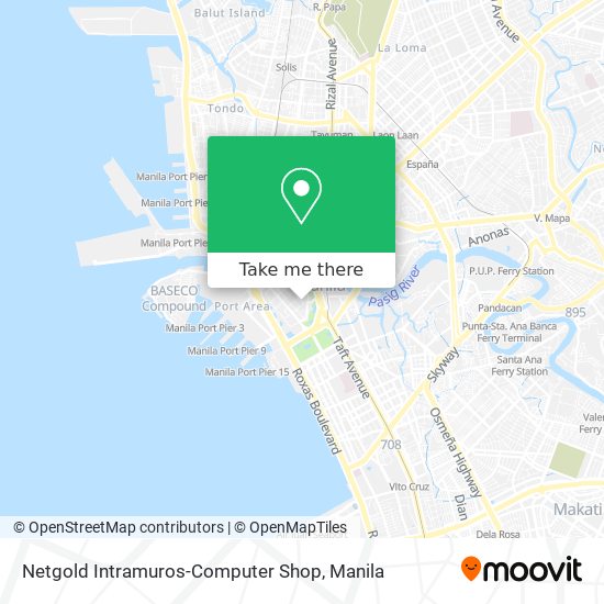 Netgold Intramuros-Computer Shop map