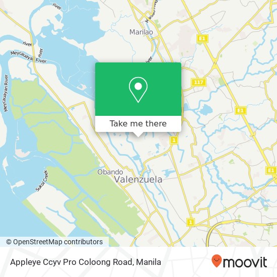 Appleye Ccyv Pro Coloong Road map