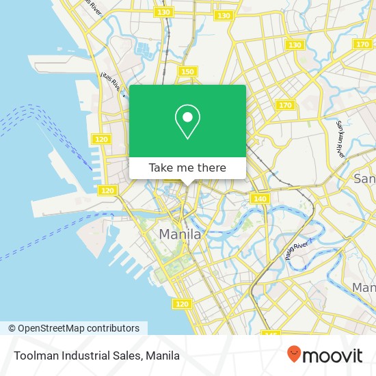 Toolman Industrial Sales map