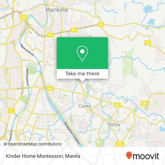 Kinder Home Montessori map