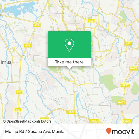 Molino Rd / Susana Ave map