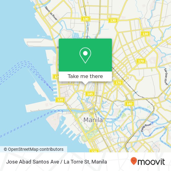 Jose Abad Santos Ave / La Torre St map