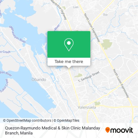 Quezon-Raymundo Medical & Skin Clinic Malanday Branch map